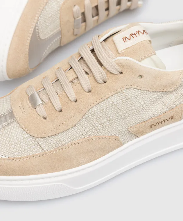I'MYM'I Scarpe da ginnastica combinate Mya beige MYA
