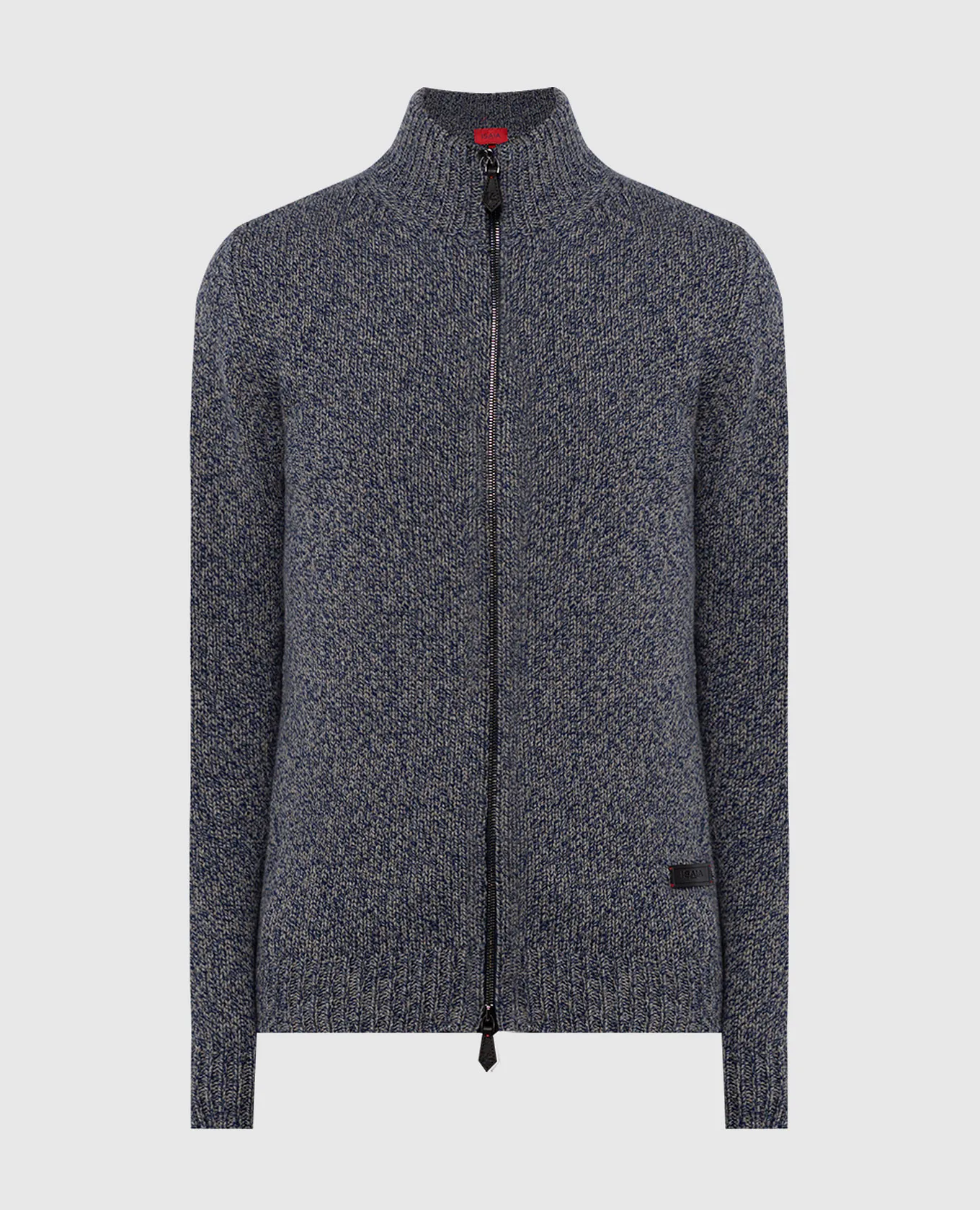 ISAIA Cardigan in cashmere blu melange MG8319Y0490