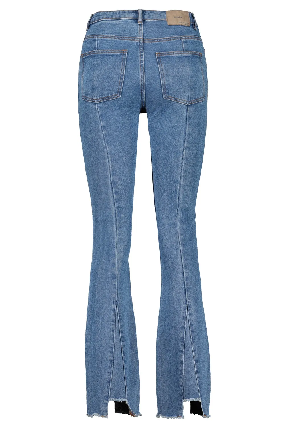         JEANS BOOT CUT INSERTO FONDO SFRANGIATO