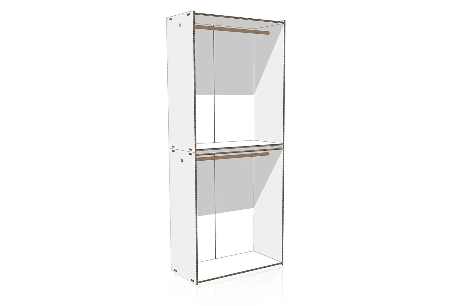 Kit Mobili in Cartone | Valorizzazione home staging zona notte