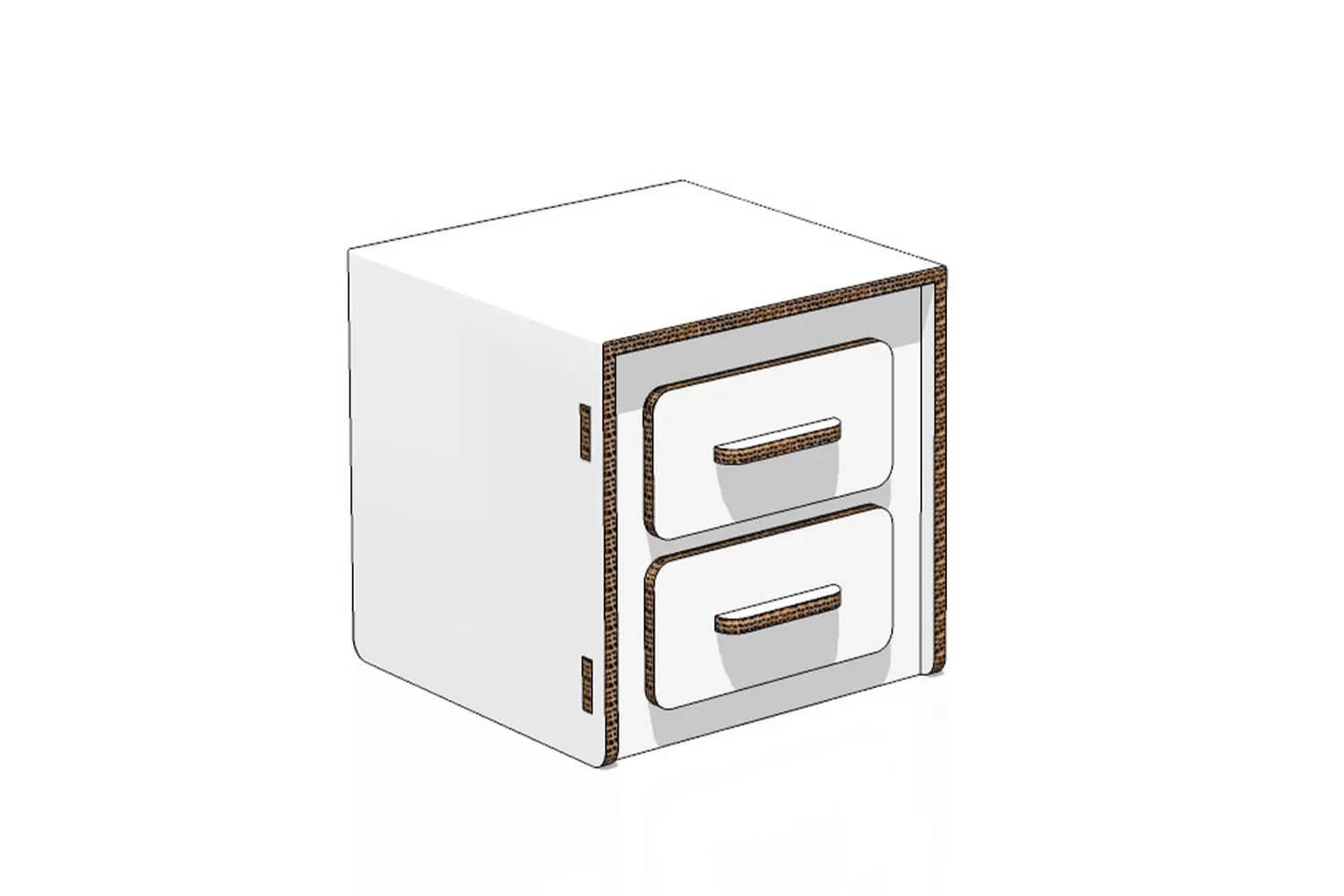 Kit Mobili in Cartone | Valorizzazione home staging zona notte