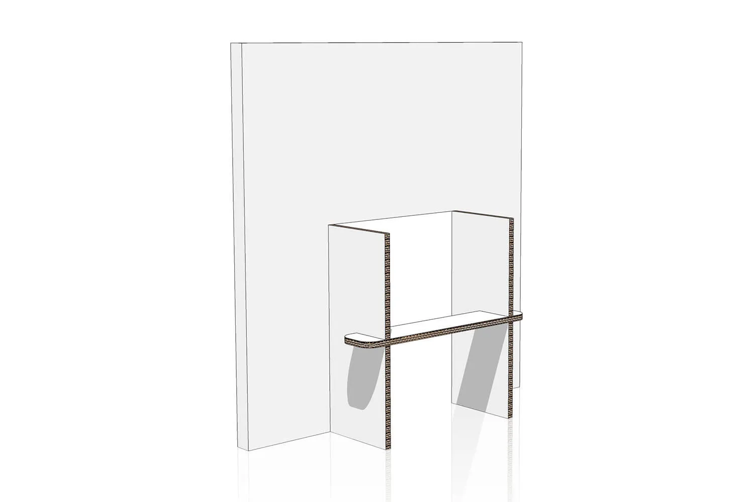 Kit Mobili in Cartone | Valorizzazione home staging zona notte