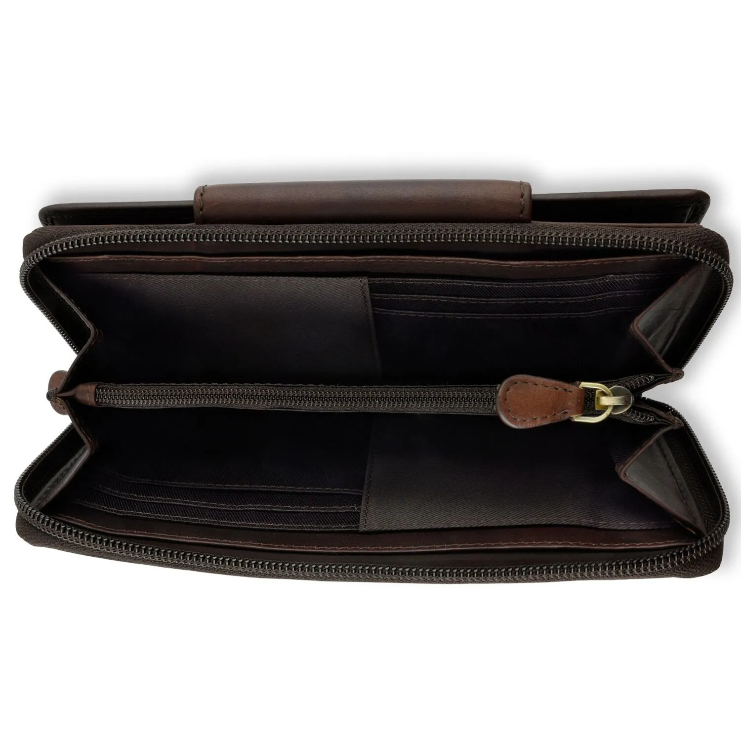 Klondike 1896 Rush Sheila Portafoglio RFID in pelle 19 cm