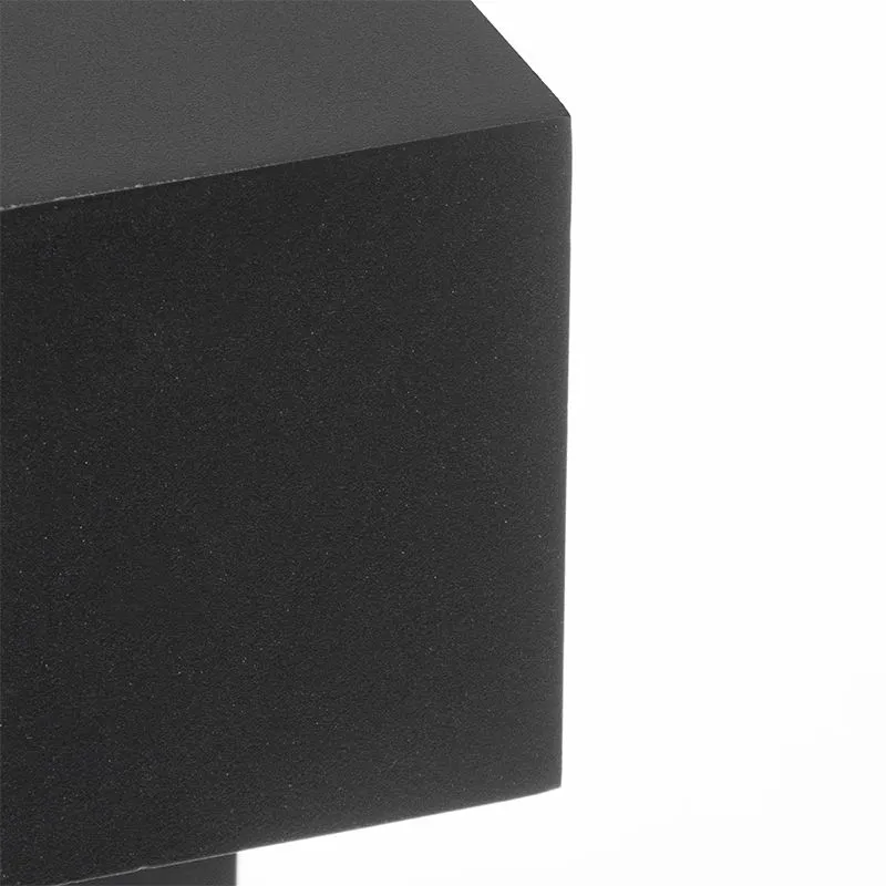 Lampada da esterno industriale da terra nera 35 cm IP44 - Baleno