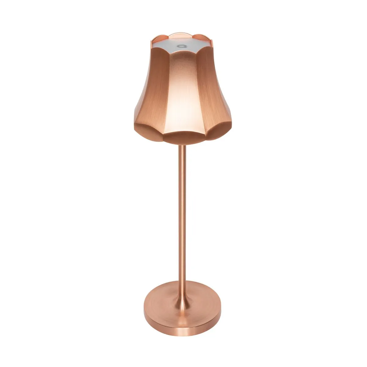 Lampada da tavolo retrò in rame ricaricabile IP44 - Granny