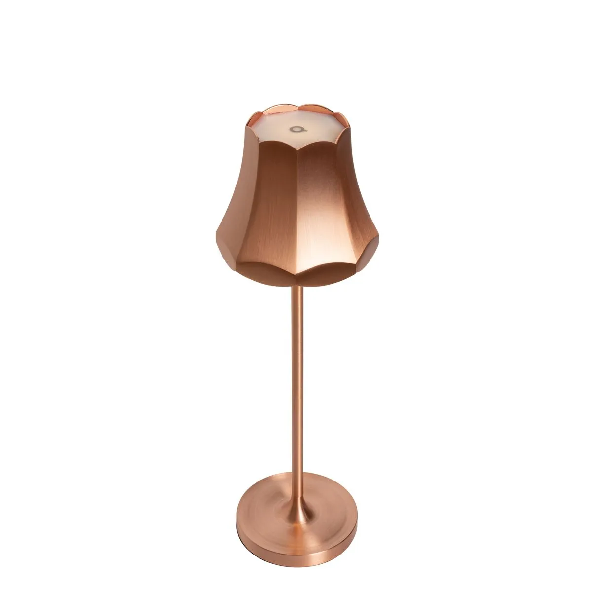 Lampada da tavolo retrò in rame ricaricabile IP44 - Granny