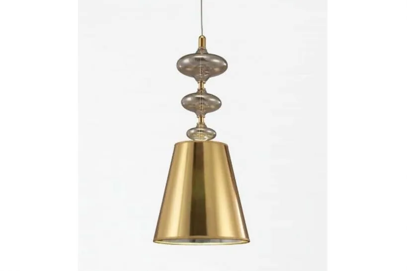 Lampadario design a sospensione colore oro