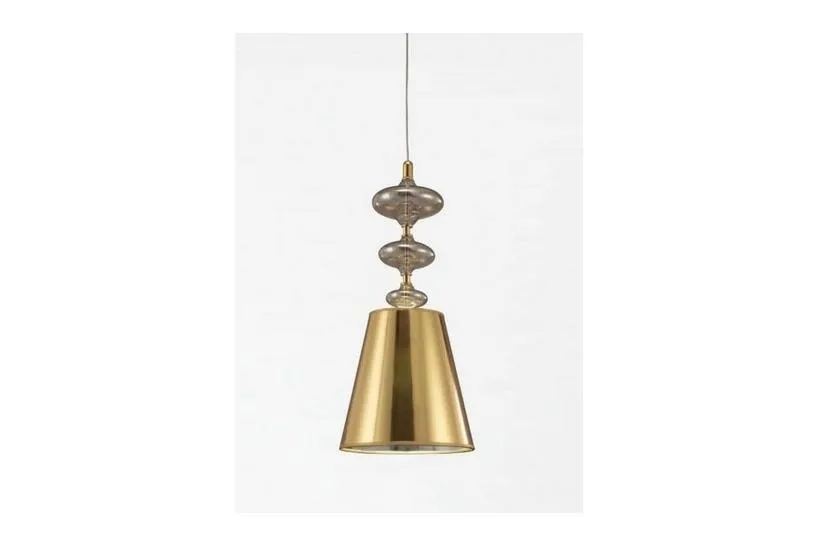 Lampadario design a sospensione colore oro