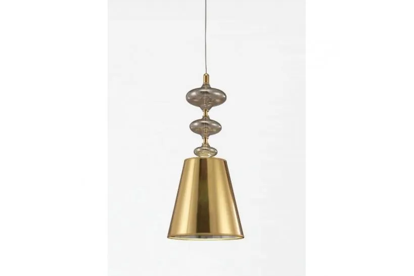 Lampadario design a sospensione colore oro