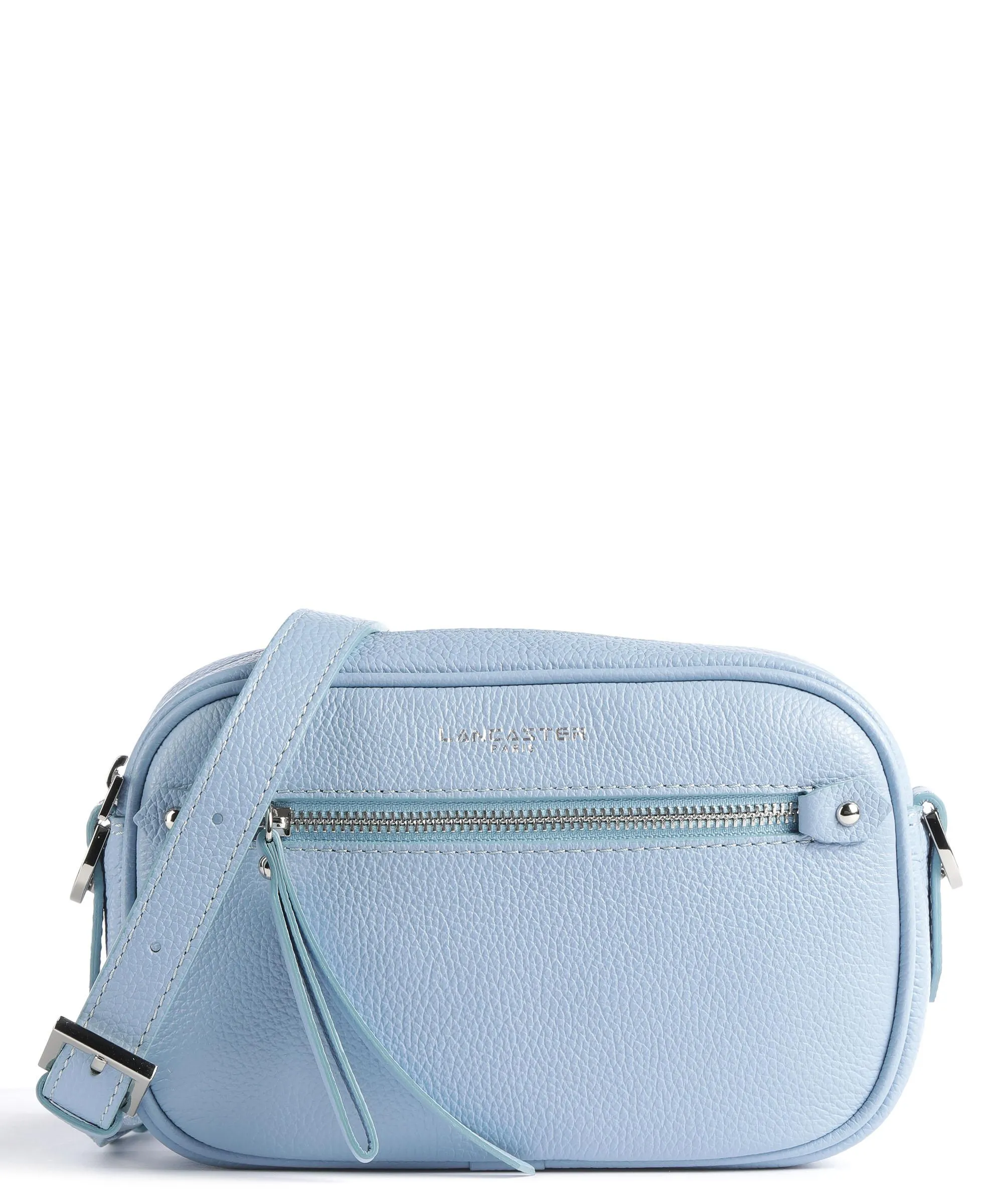  Lancaster Firenze Borsa a tracolla pelle di vacchetta grana blu chiaro  