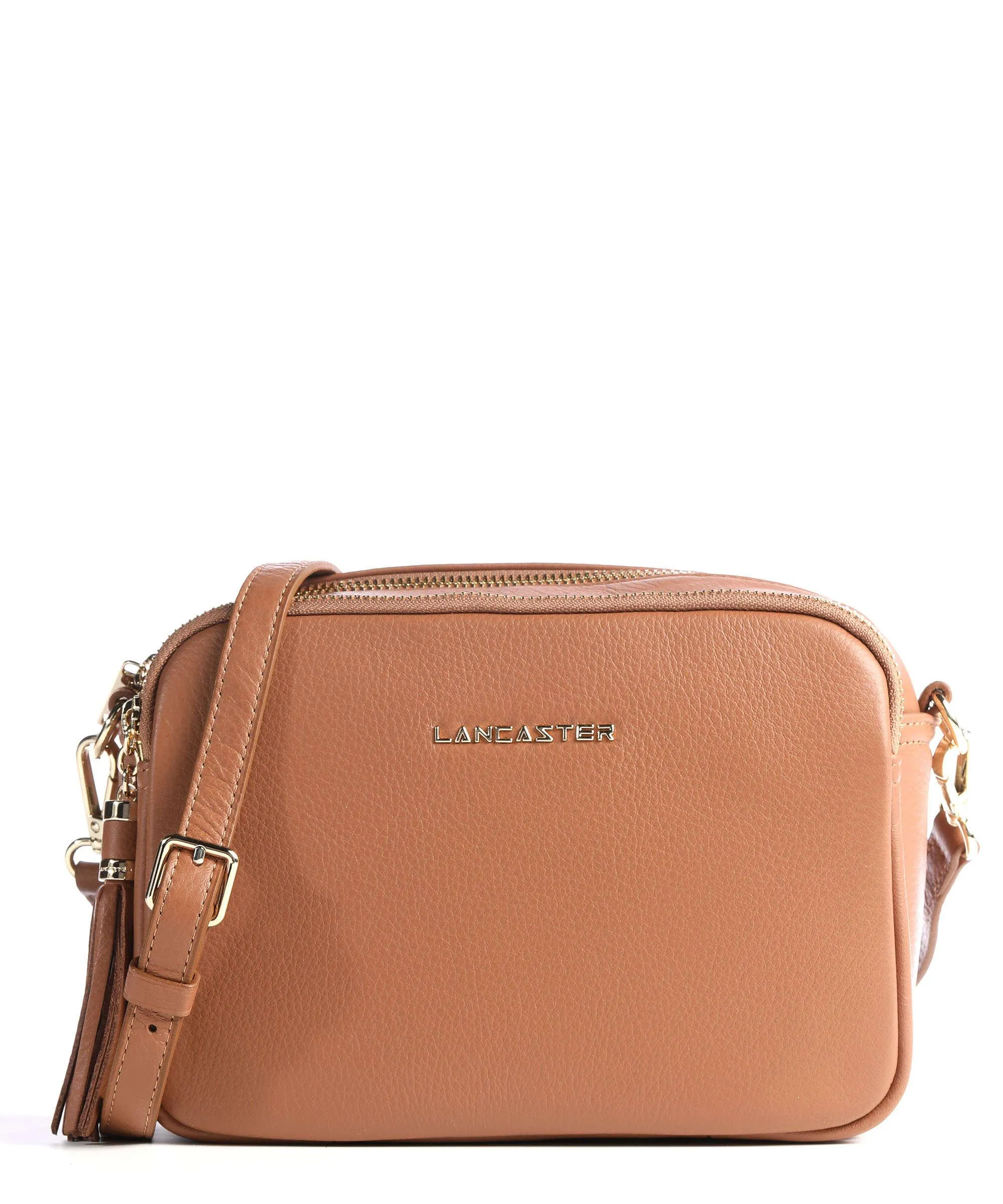  Lancaster Mademoiselle Ana Borsa a tracolla pelle di vacchetta grana camel  