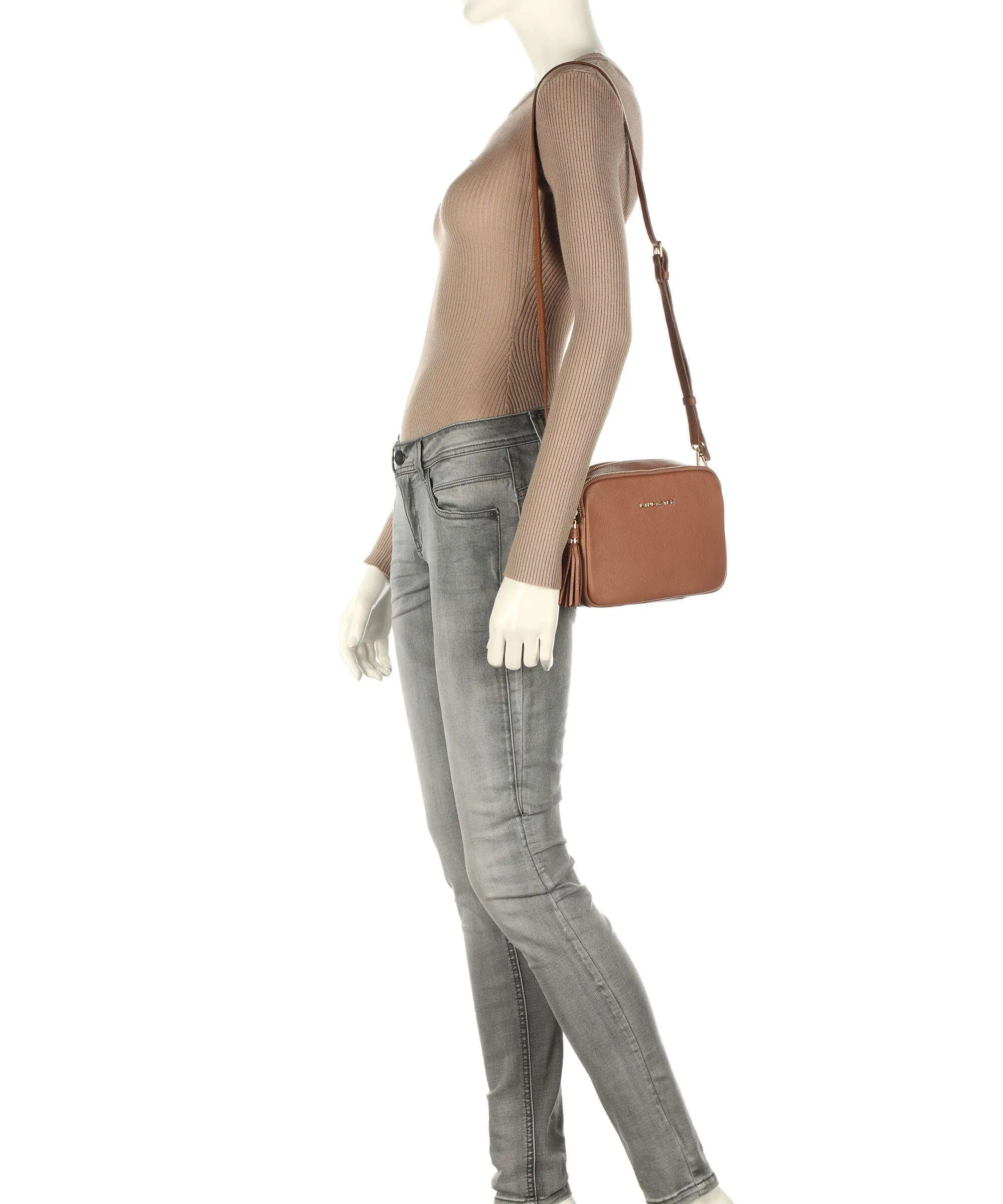  Lancaster Mademoiselle Ana Borsa a tracolla pelle di vacchetta grana camel  