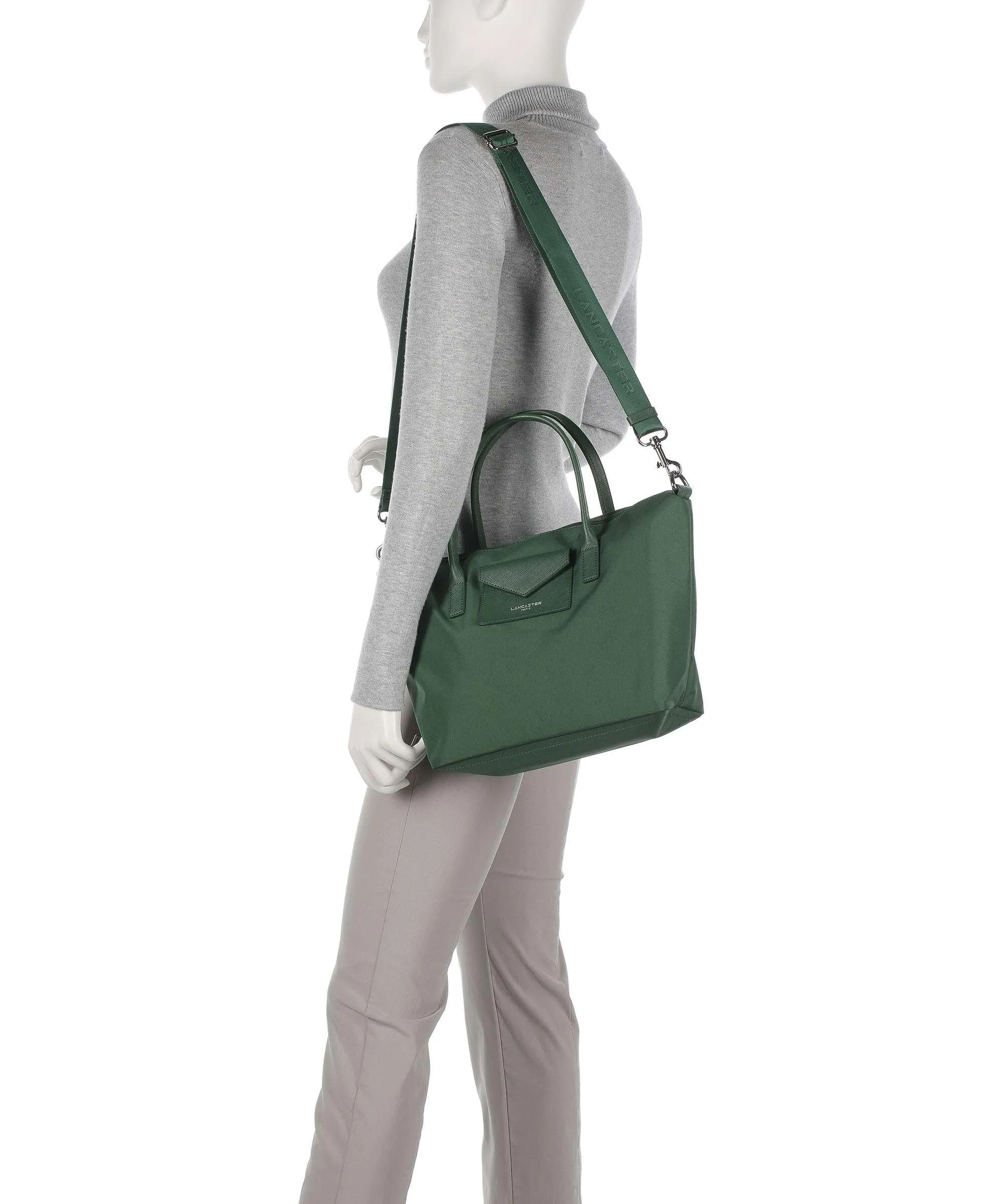  Lancaster Smart KBA Borsa a mano nylon, poliammide verde scuro  