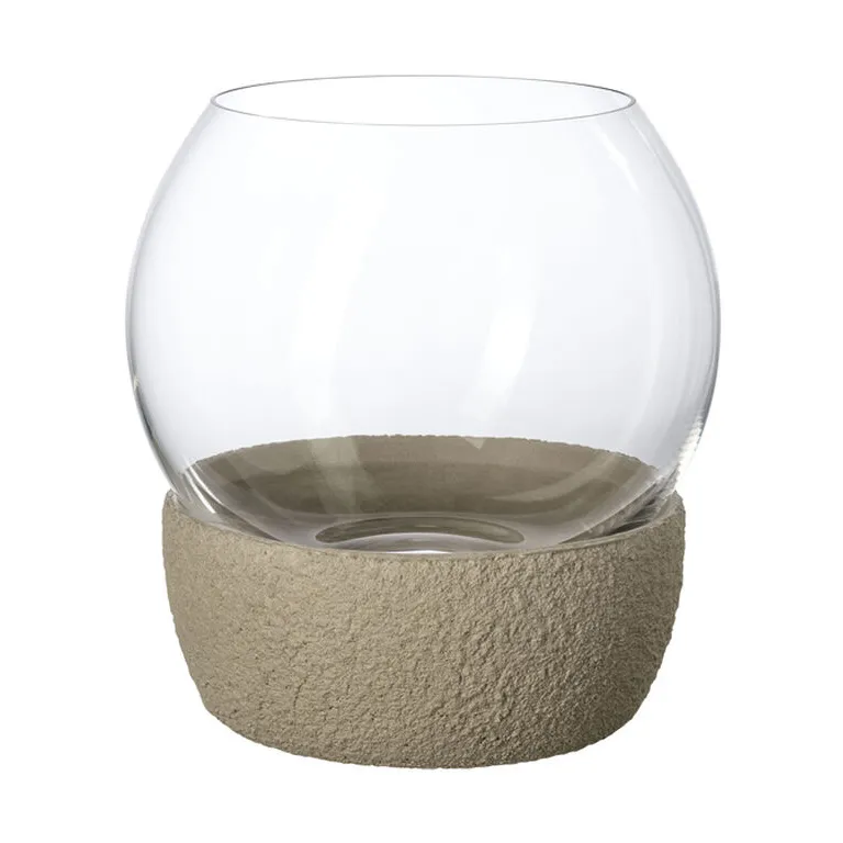 Lanterna per candele Perlemor Home Hurricane Ø16 cm.k0{font-size:18px}Beige