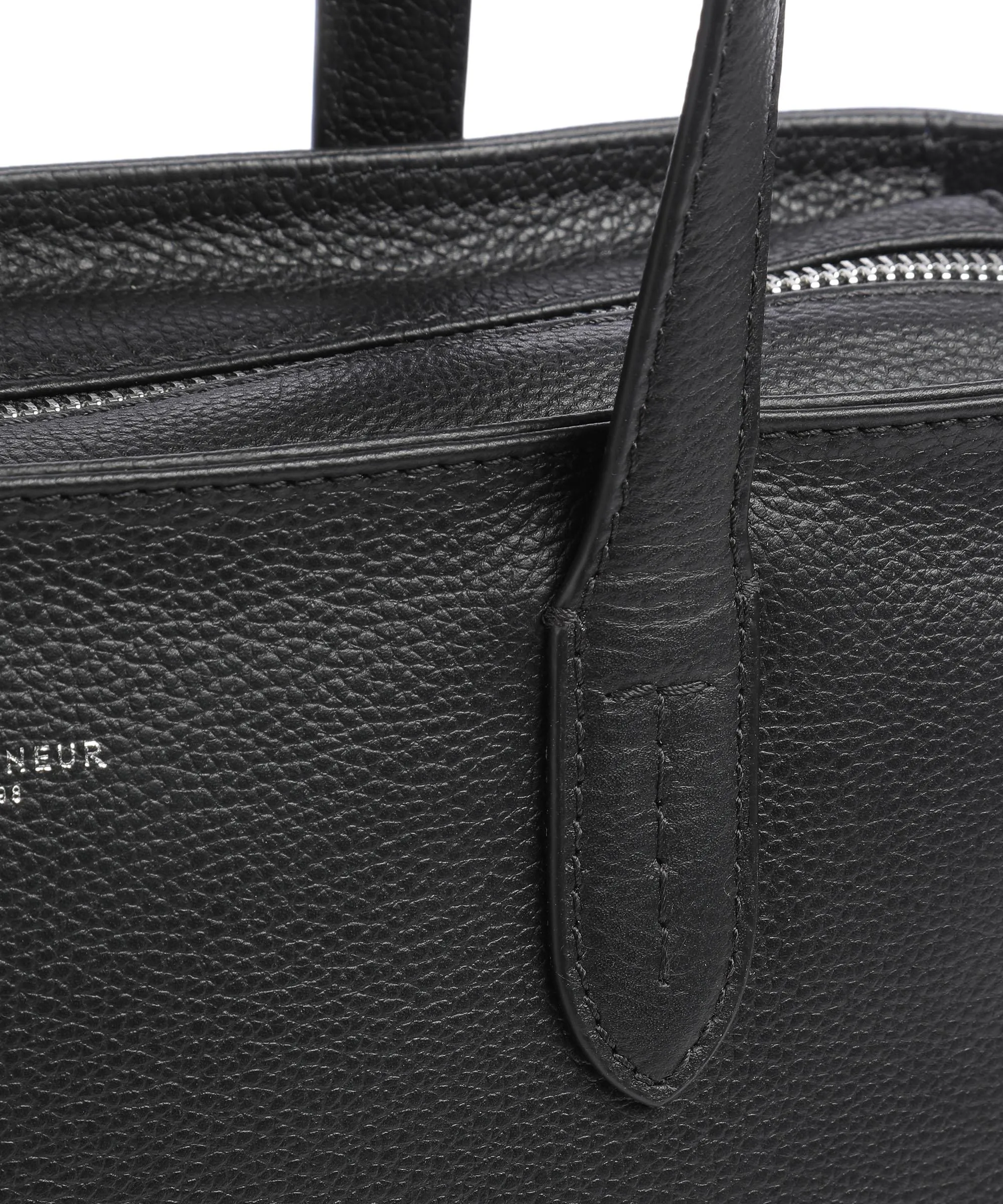  Le Tanneur Sophie Borsa shopper pelle di vacchetta grana nero  