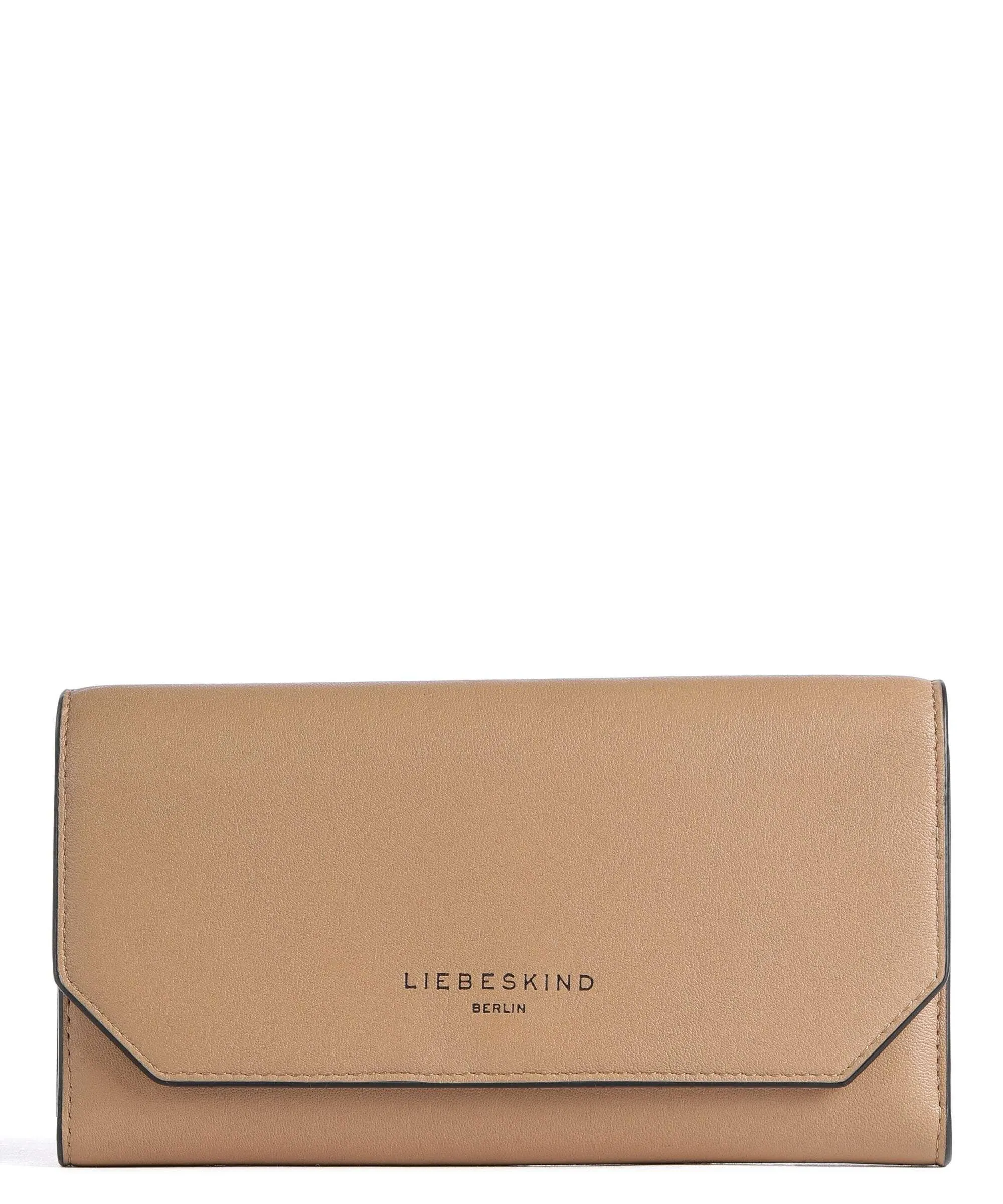 Liebeskind Lora Nadine Kodiaq Sheep Portafoglio pelle di pecora marrone chiaro  