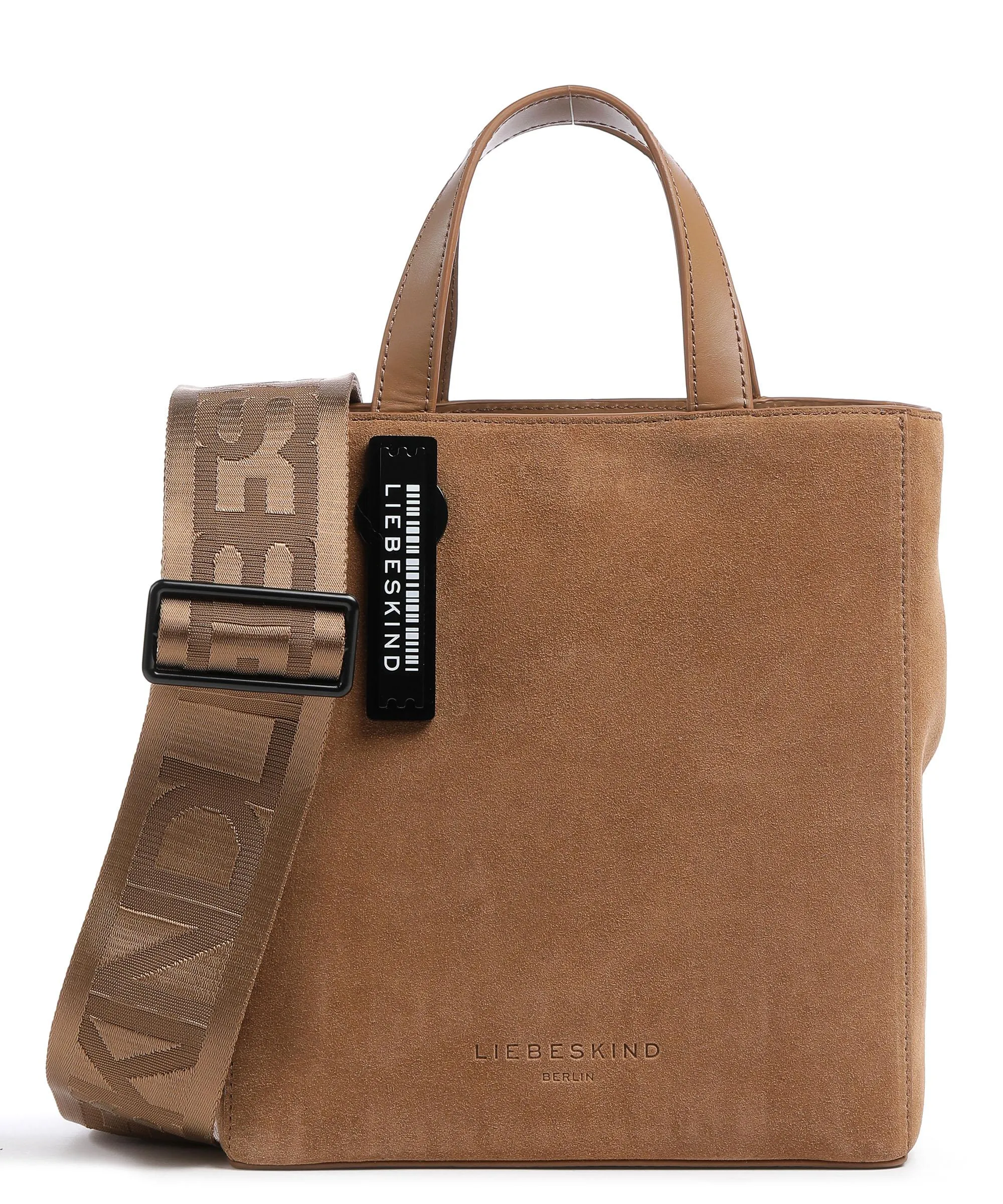  Liebeskind Paper Bag Suede S Borsa a mano pelle ruvida marrone  