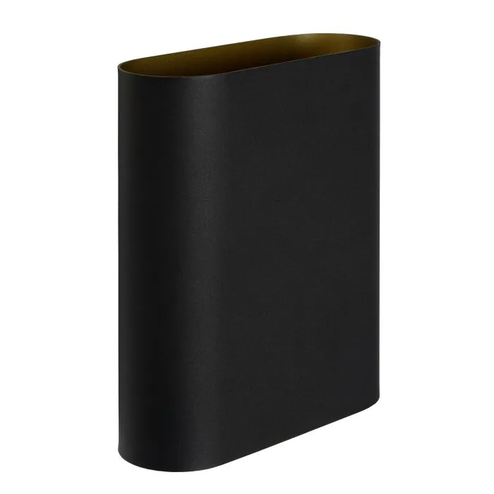 Lucide OVALIS Applique Nero, 2-Luci