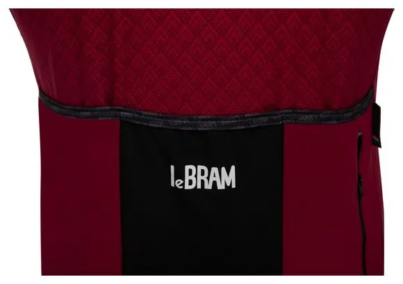 Maglia manica corta LeBram Portillon Bordeaux vestibilità slim