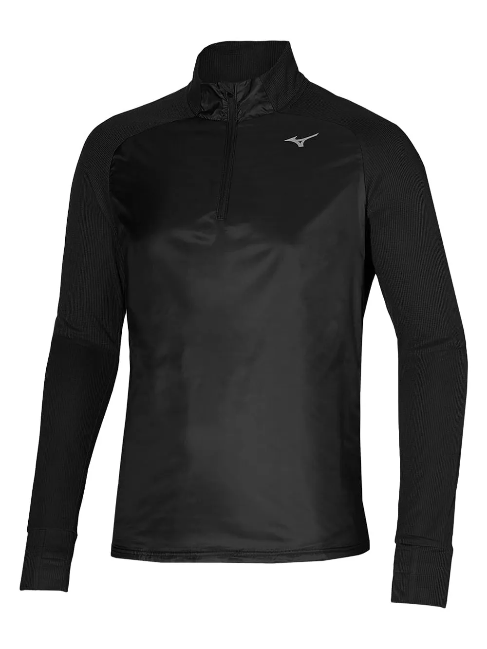 Maglia running MIZUNO Uomo J2GC2552 ACTIVE HYBRID Nero