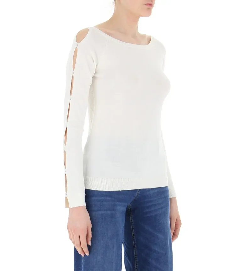 Maglia scollo barchetta