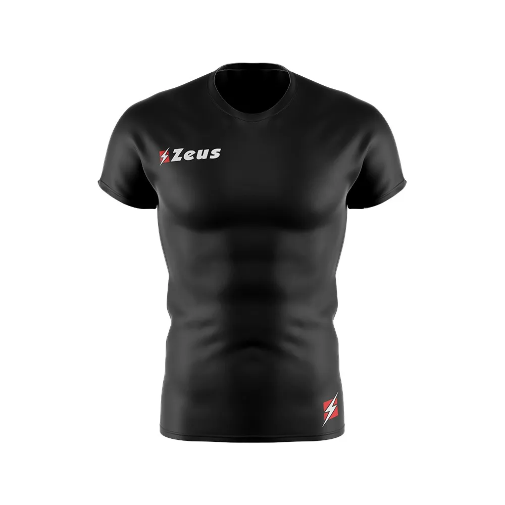 MAGLIA TERMICA FISIKO MANICA CORTA NERO ZEUS SPORT