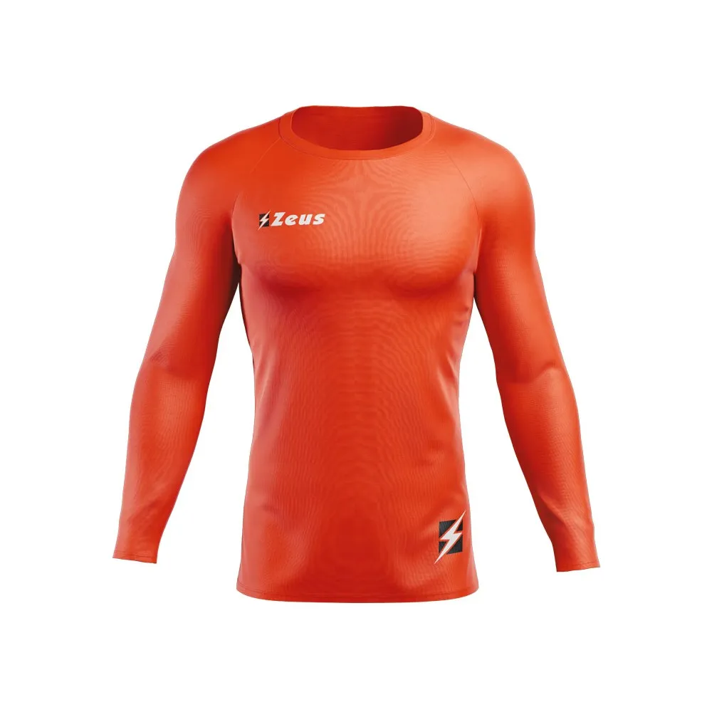 MAGLIA TERMICA FISIKO MANICA LUNGA ARANCIO FLUO ZEUS SPORT