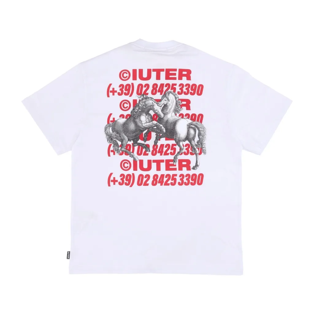 maglietta uomo horses tee WHITE