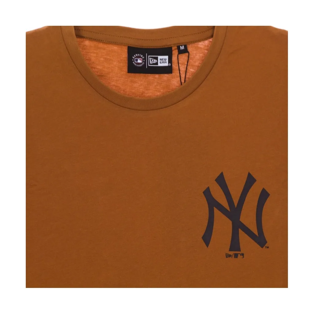 maglietta uomo mlb left chest team logo tee neyyan TOFFEE/BLACK