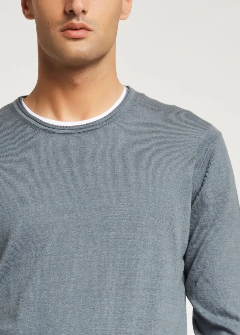 Maglione in cotone e cachemire
