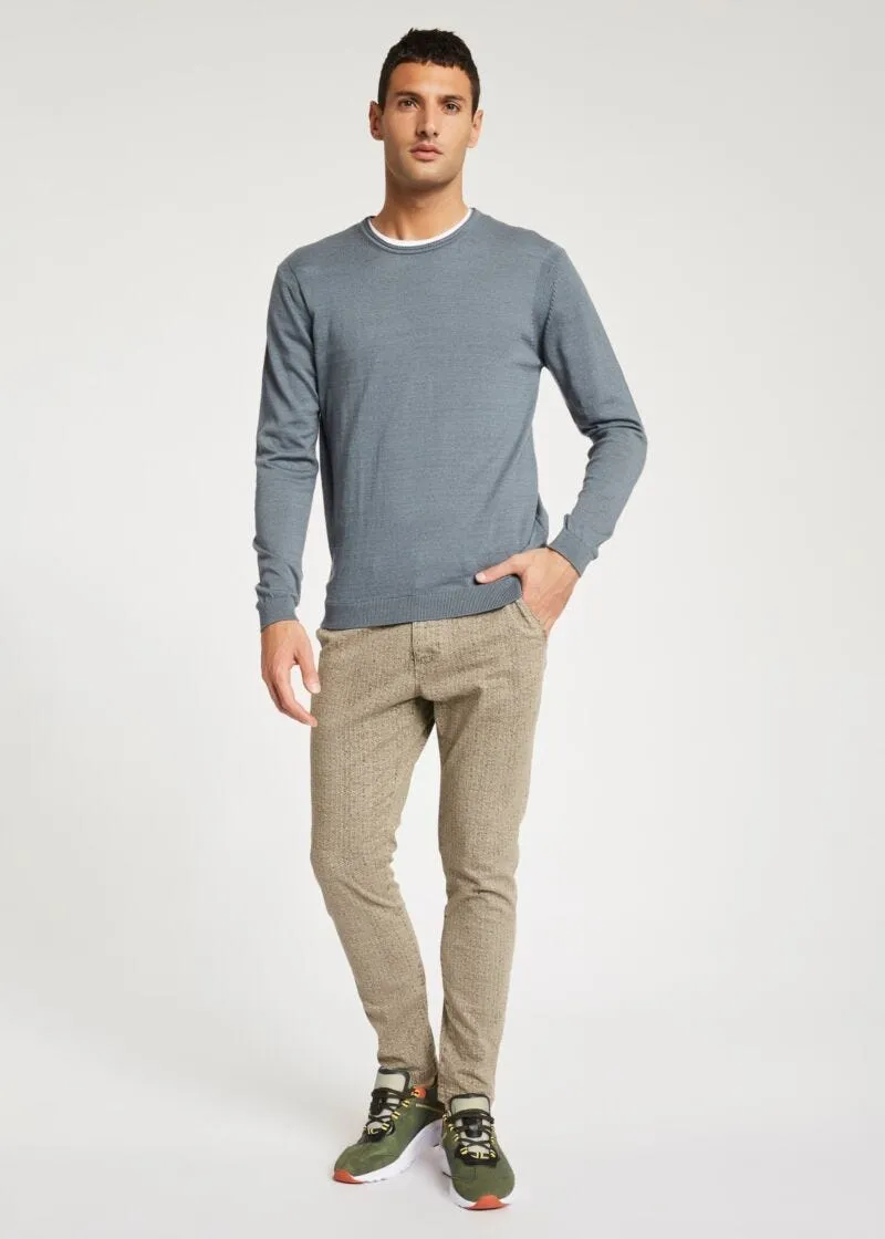 Maglione in cotone e cachemire
