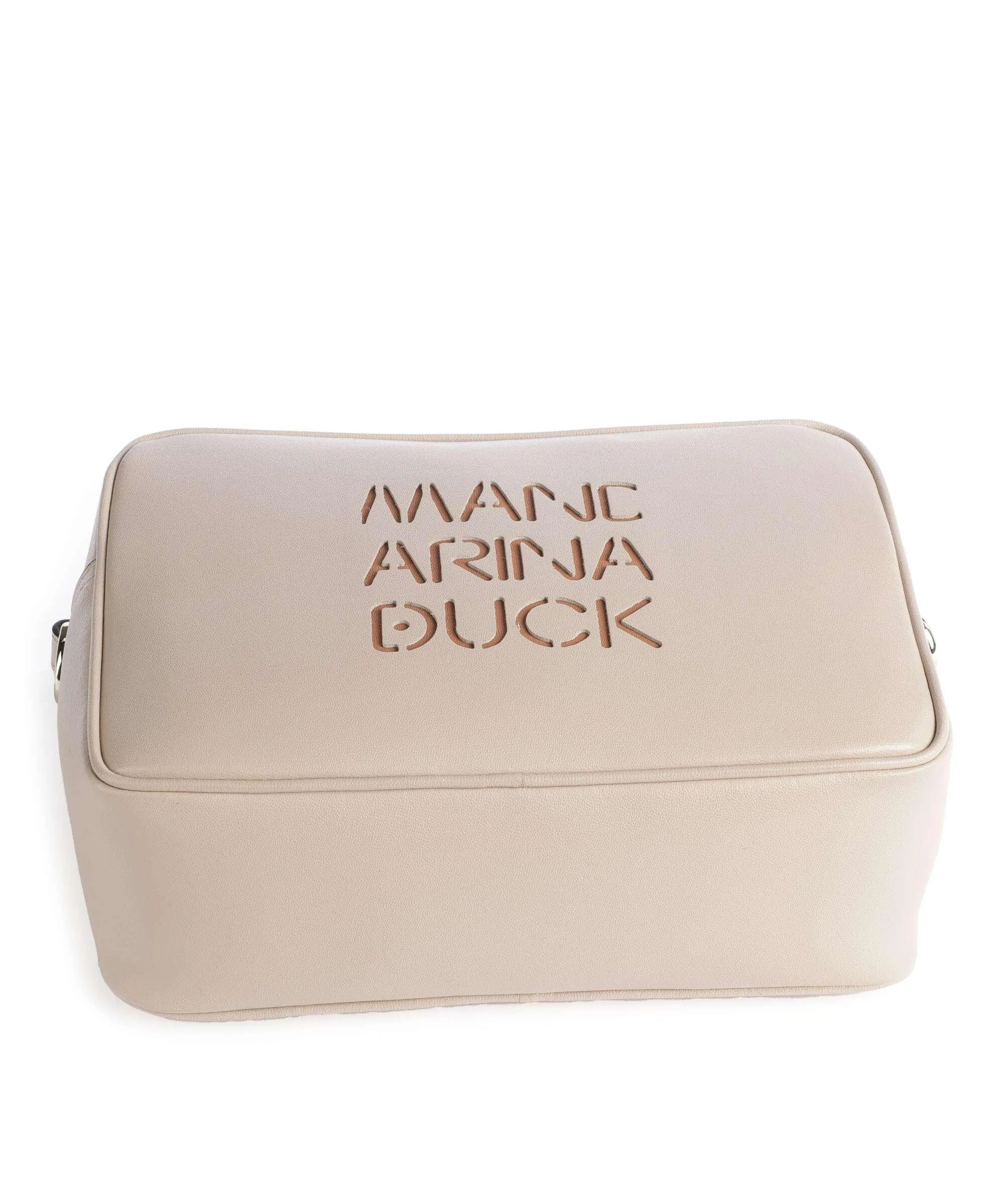  Mandarina Duck Lady Duck Borsa a tracolla pelle di vitello finemente grana beige  