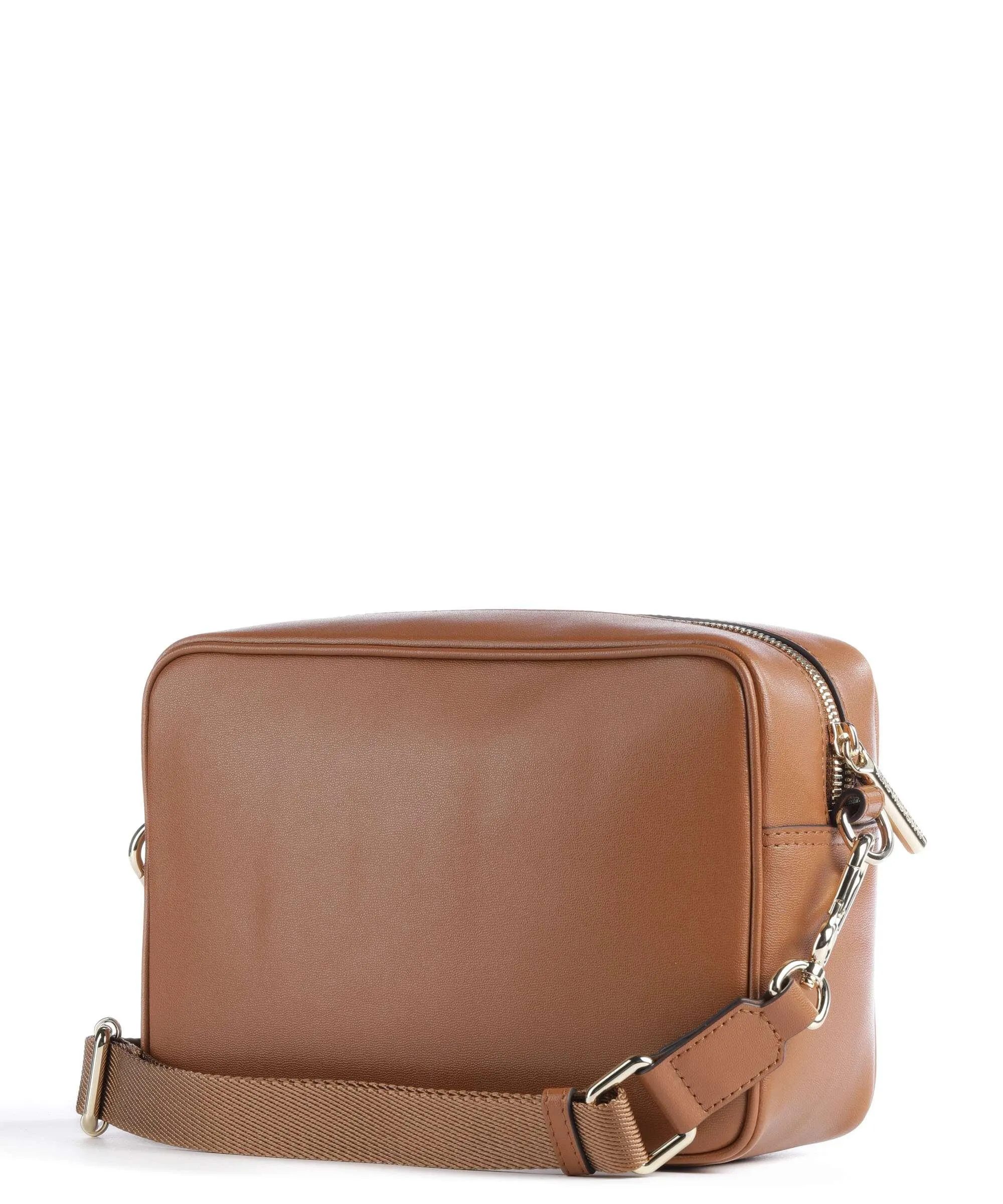  Mandarina Duck Lady Duck Borsa a tracolla pelle di vitello finemente grana marrone  