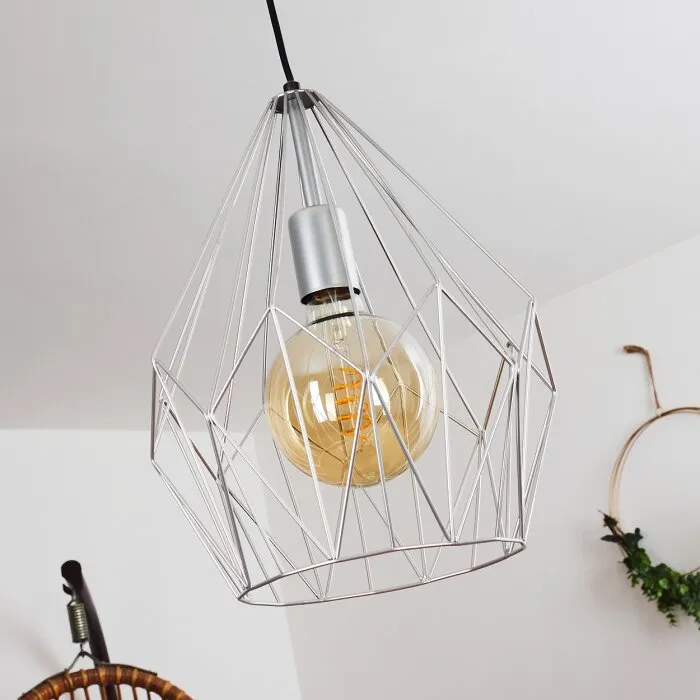 Marang Lampada a Sospensione Argento, 1-Luce