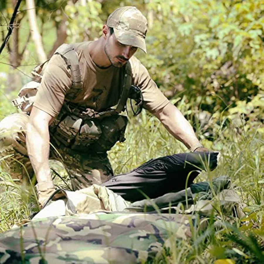 MT Sacco a pelo militare modulare System 4 stagioni, sacco a pelo a mummia invernale outdoor multistrato, morbido con copertura 