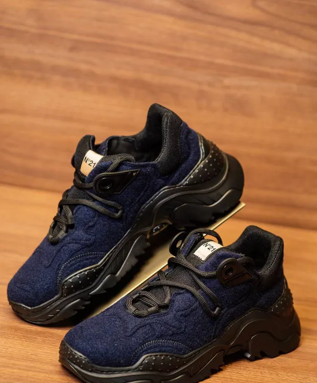 N21 Scarpe da ginnastica blu 23ISP04710471