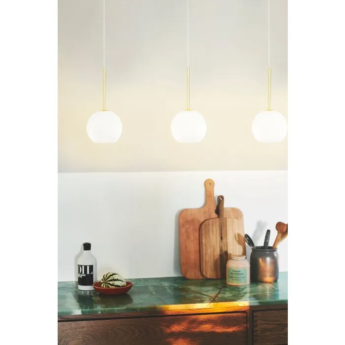 Nordlux FRANCA Lampada a Sospensione Ottone, 1-Luce