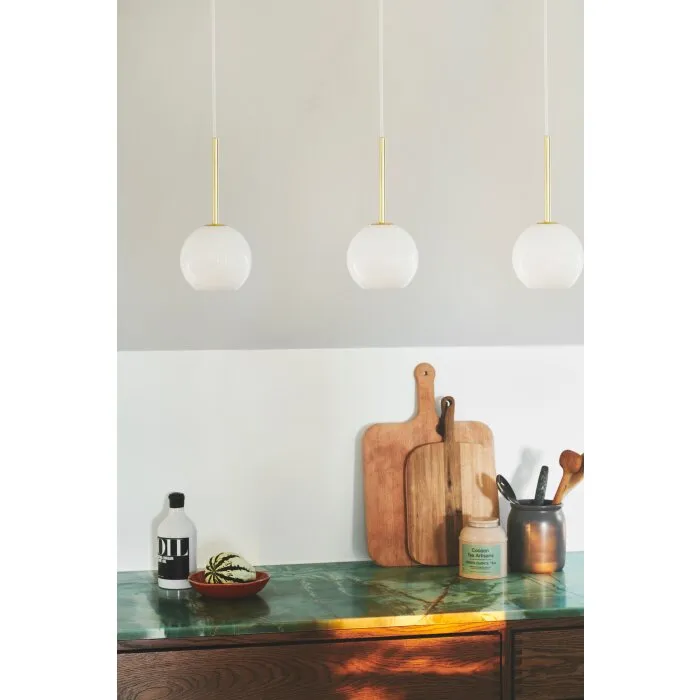 Nordlux FRANCA Lampada a Sospensione Ottone, 1-Luce