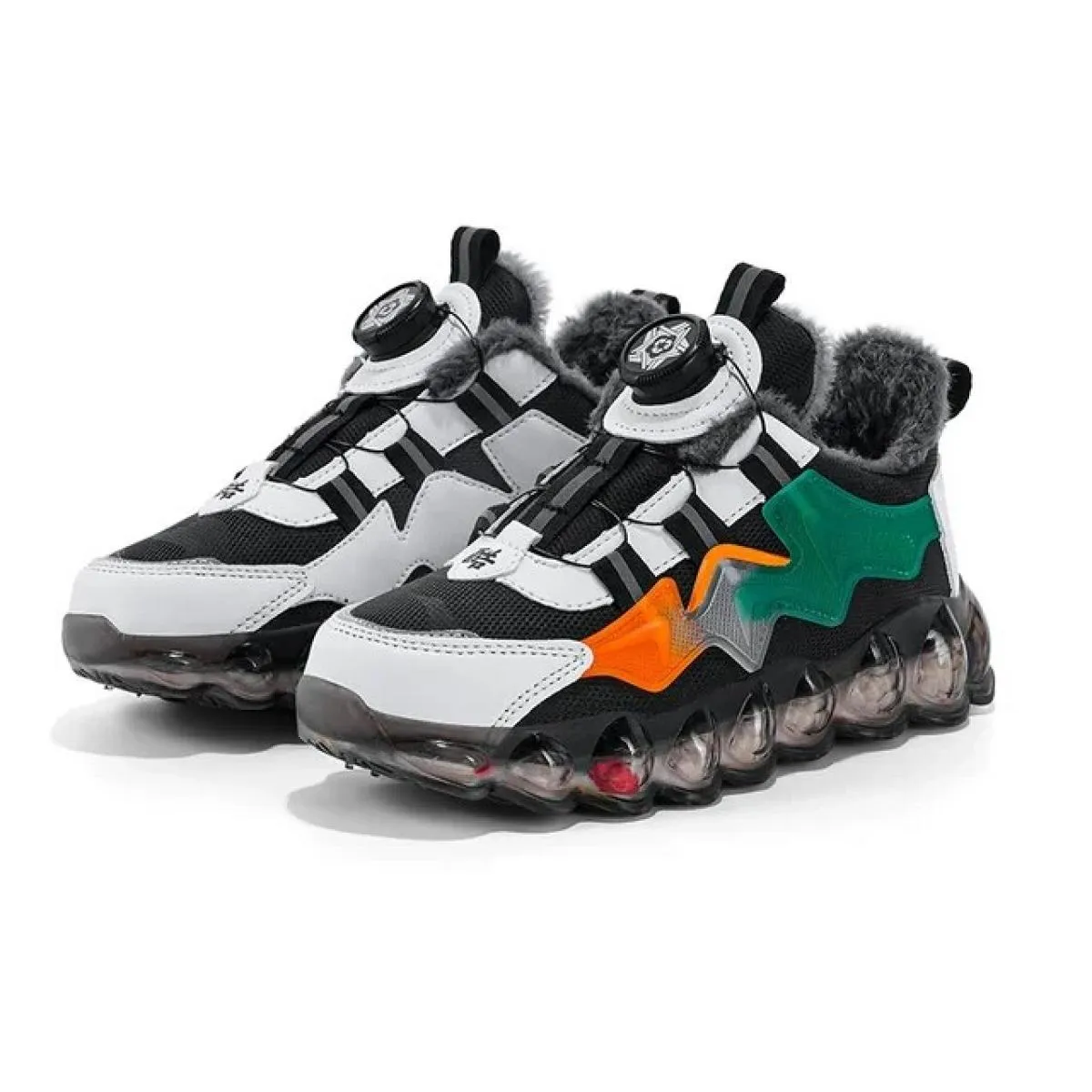 Nuove scarpe sportive da trekking Sneaker invernale per bambini per ragazzo Plus Cotone Mantieni caldo Antiscivolo Resistente Le