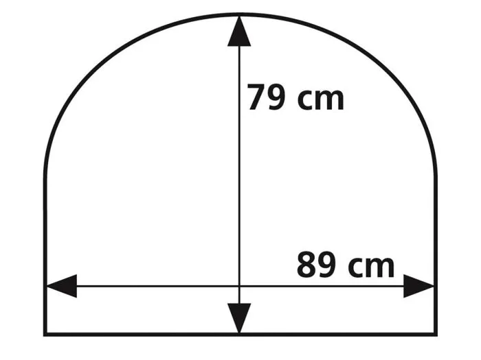 Obelink copriruota rotondo - 89 x 79 cm