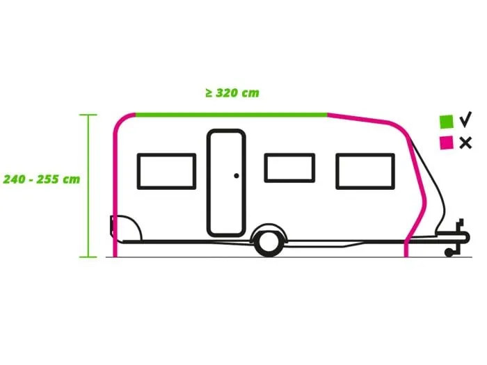 Obelink Viera 320 Easy Air veranda gonfiabile per caravan
