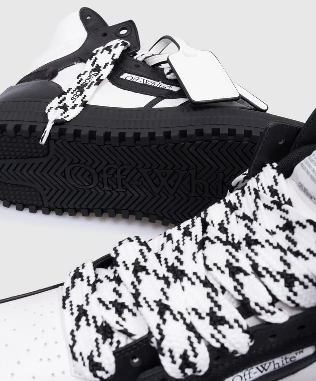 Off-White Scarpe alte in pelle nera 3.0 Off Court OMIA065F24LEA002