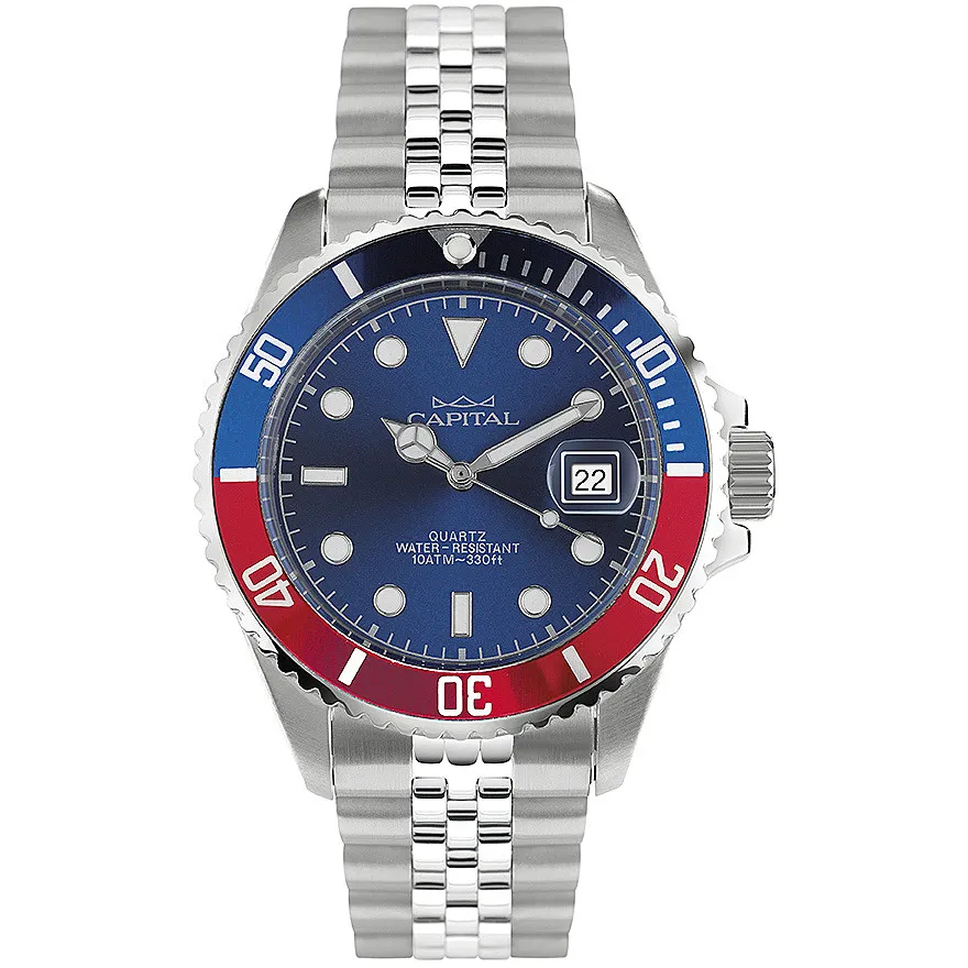 orologio al quarzo Capital uomo Time For Men