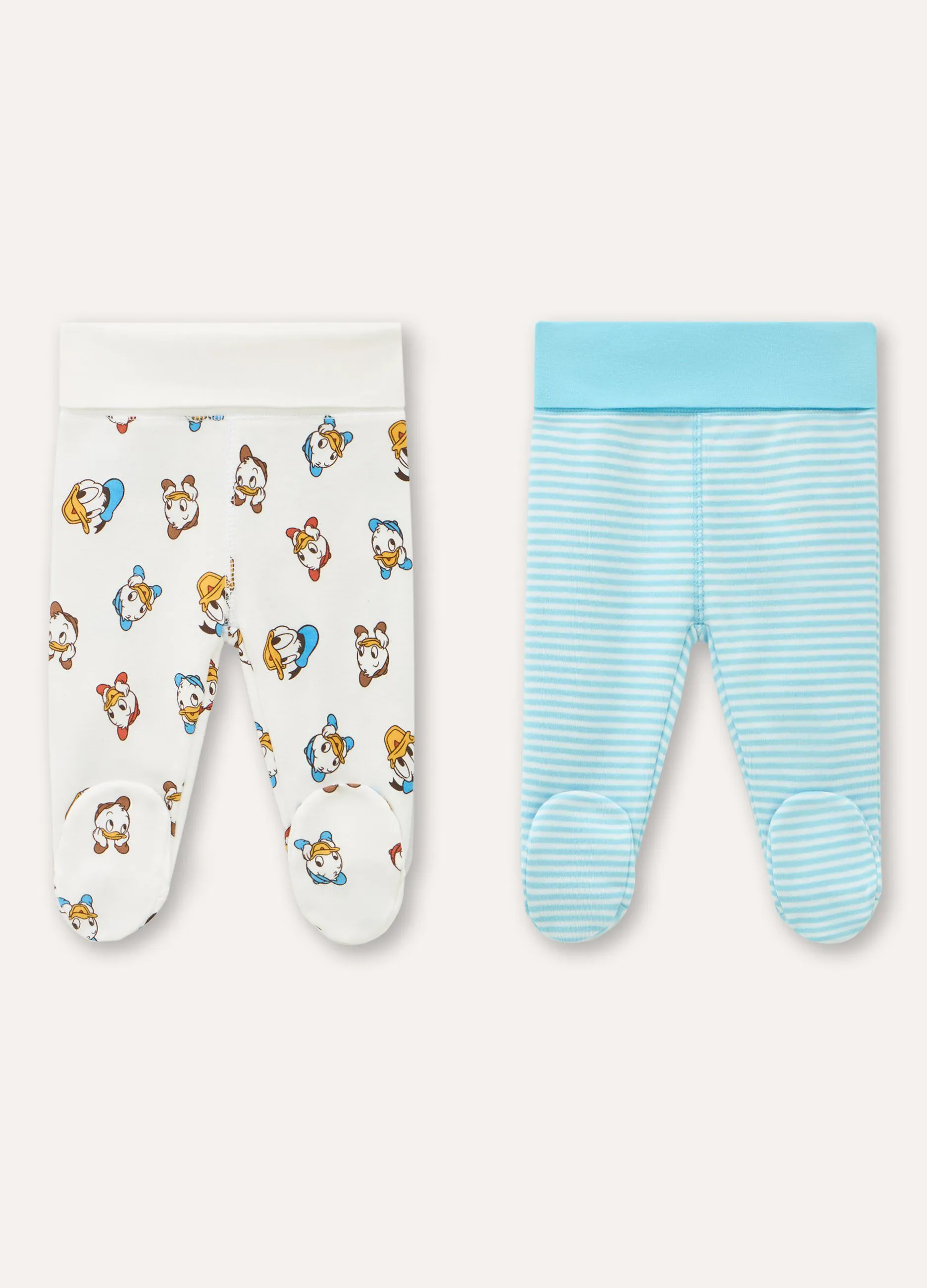 Pack 2 ghette in puro cotone neonato