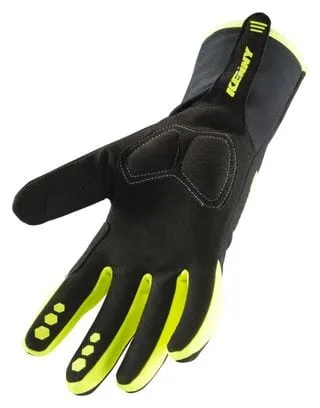 Paio di guanti Kenny Wind Pro Yellow Fluo