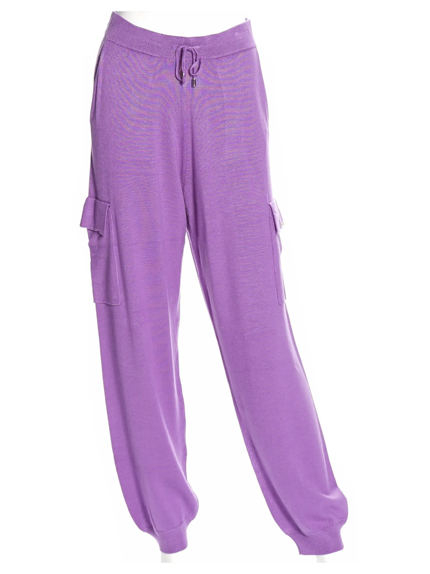 Pantalone cargo Liu Jo da donna in maglia viola