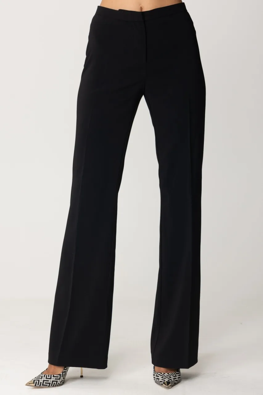 Pantaloni flare NERO LIMOUSINE