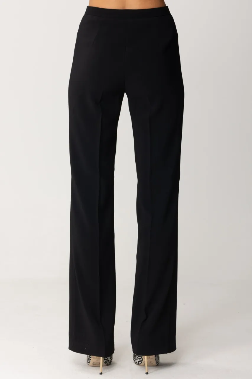 Pantaloni flare NERO LIMOUSINE