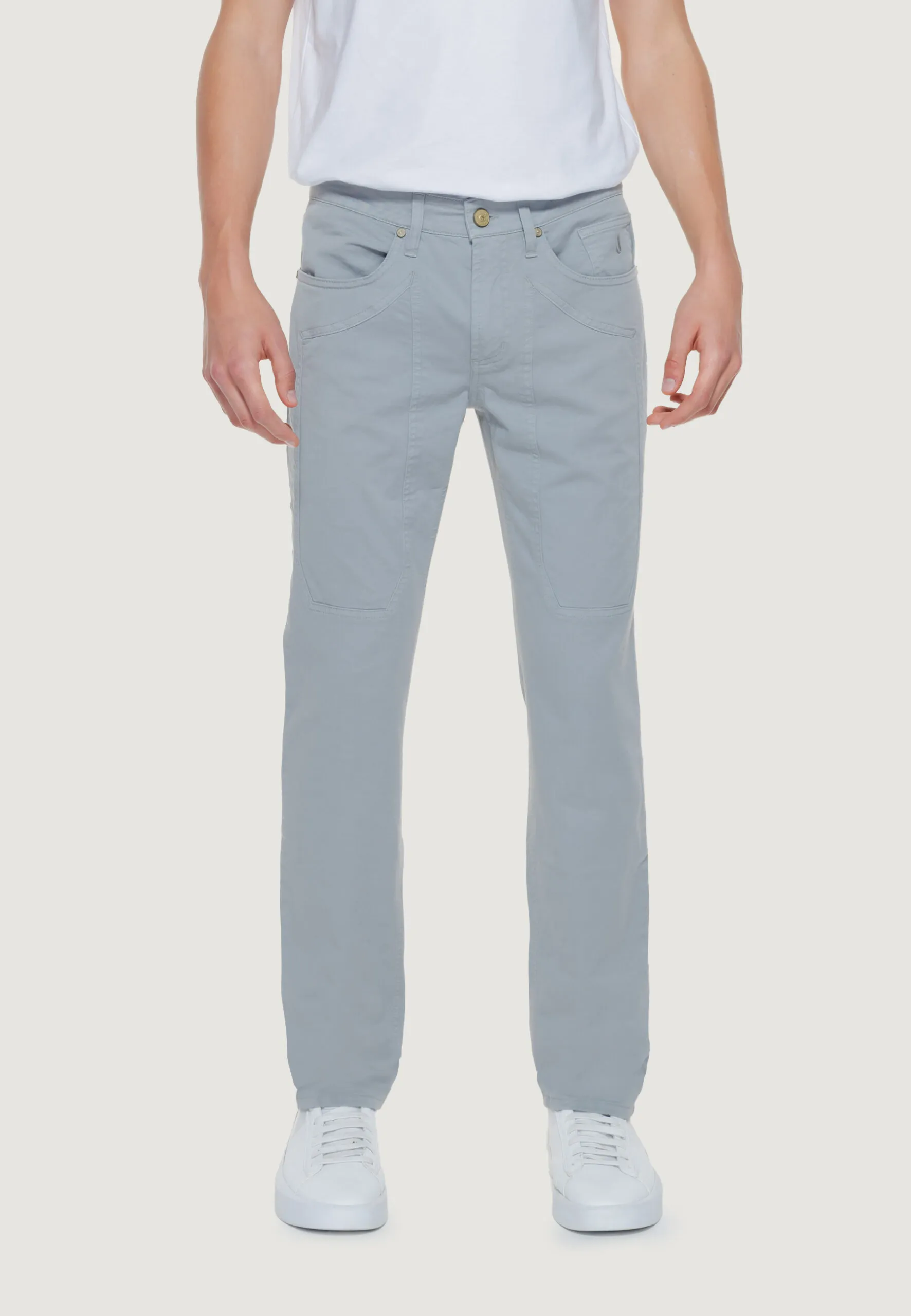 Pantaloni slim Jeckerson JOHN 5 Grigio