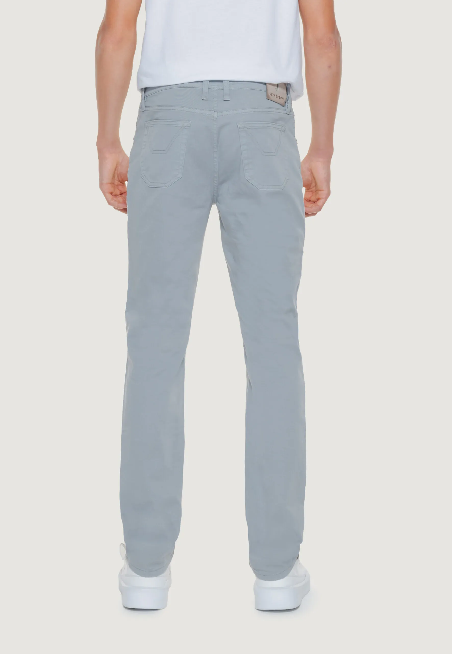Pantaloni slim Jeckerson JOHN 5 Grigio
